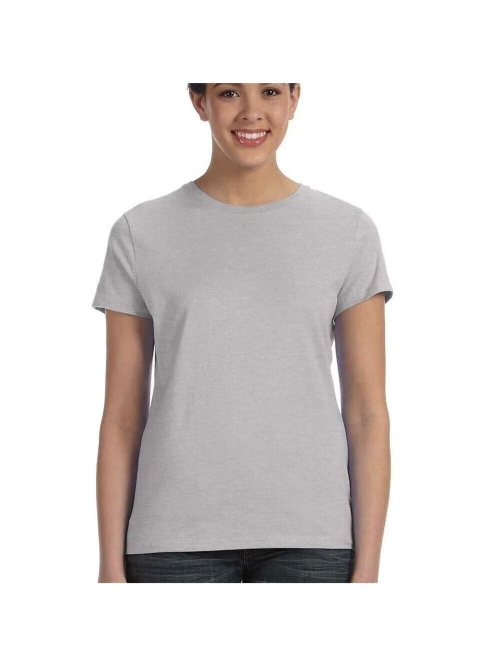 Hanes Nano- T Short Sleeve Light Steele Size Large Unisex